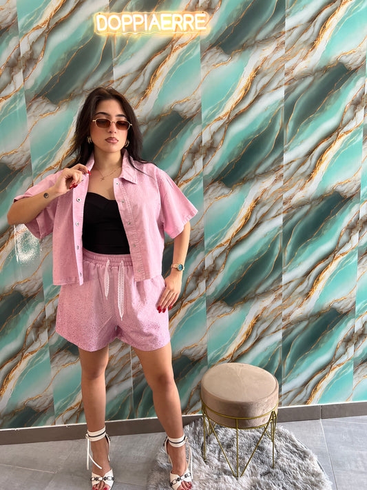 Coordinato Denim Honey Rosa